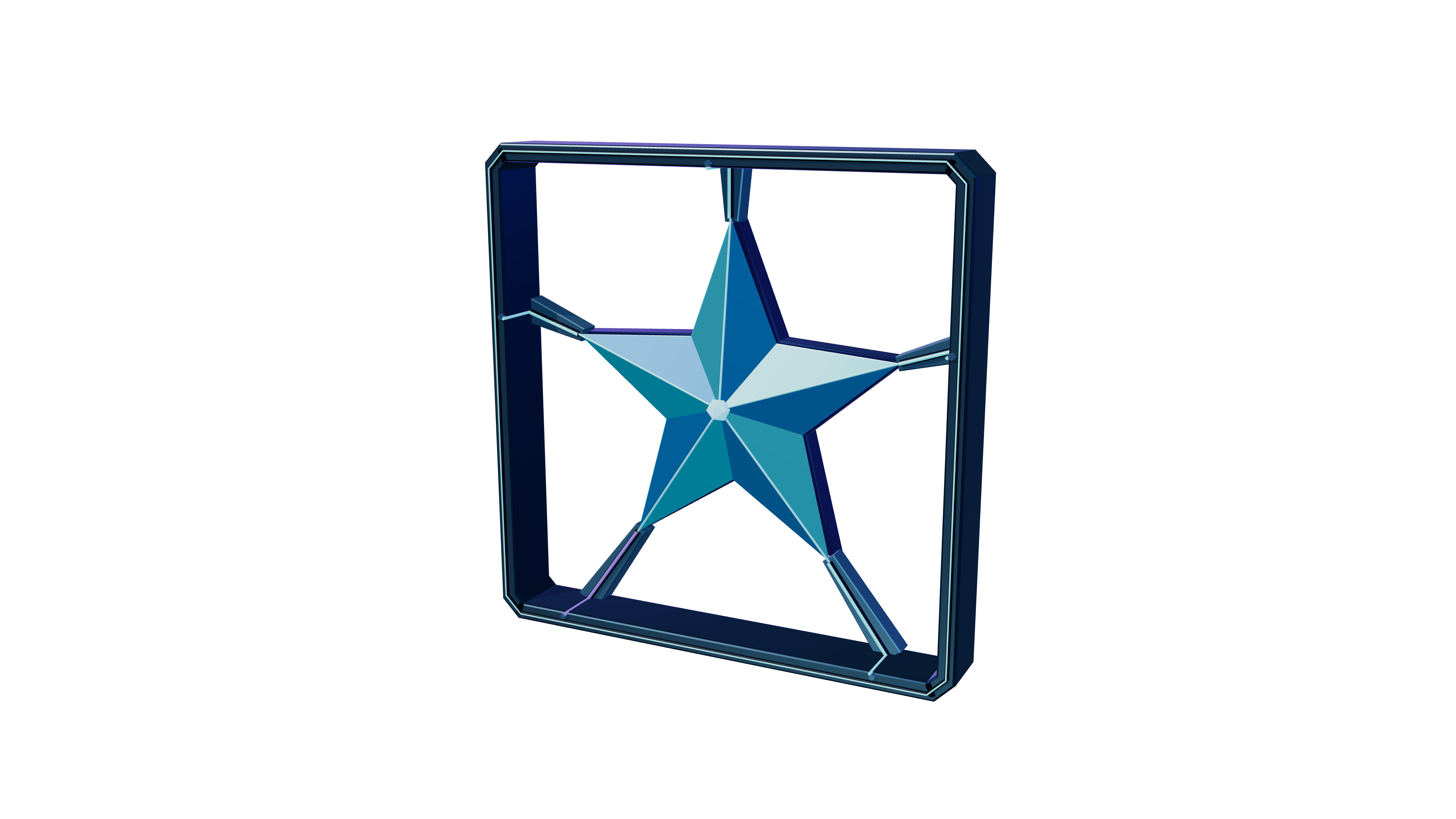 Approved dimensional North Star within its graphite frame